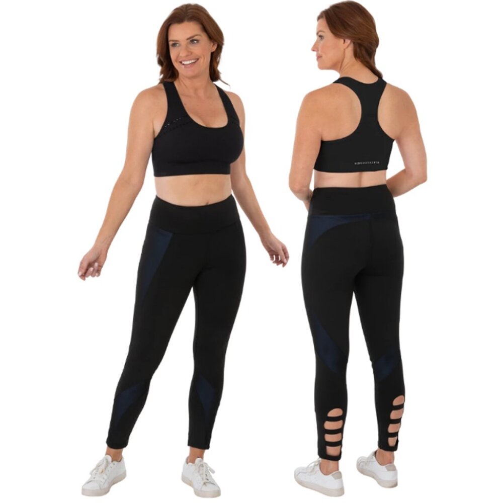 BCBG Max Azria Women's Allegra Yoga Fitness Athletic Leggings - Size Medium NWT